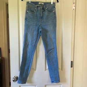 Madewell 10” HighRise Skinny
